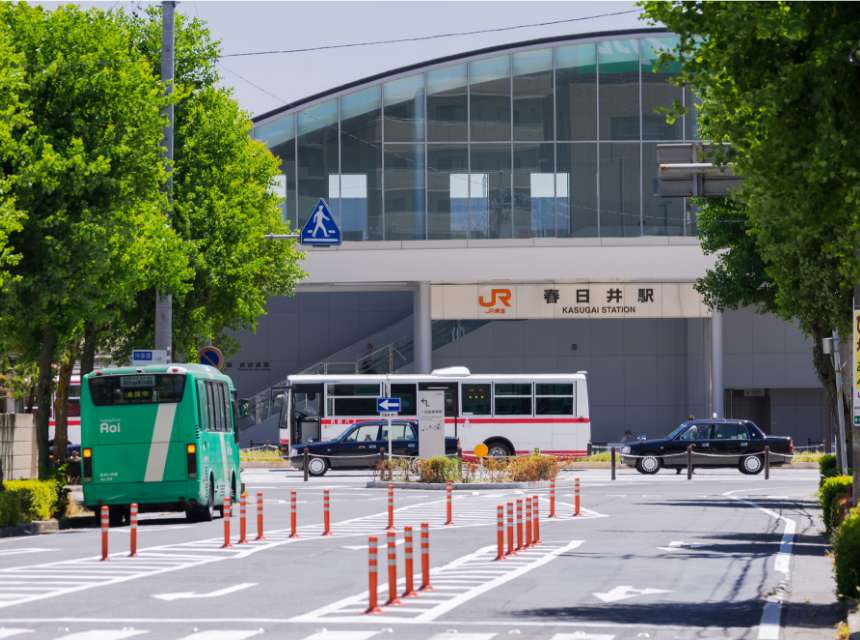 春日井駅の風景