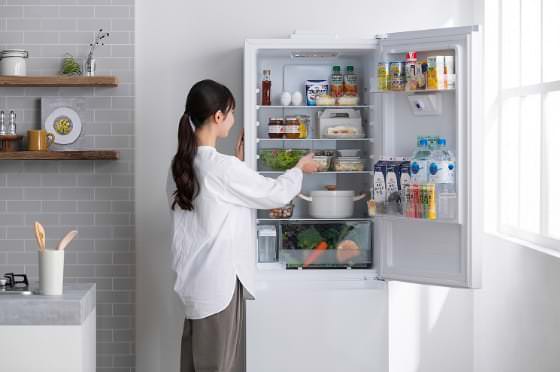 奥行60cmの薄型タイプなのに収納も問題なし