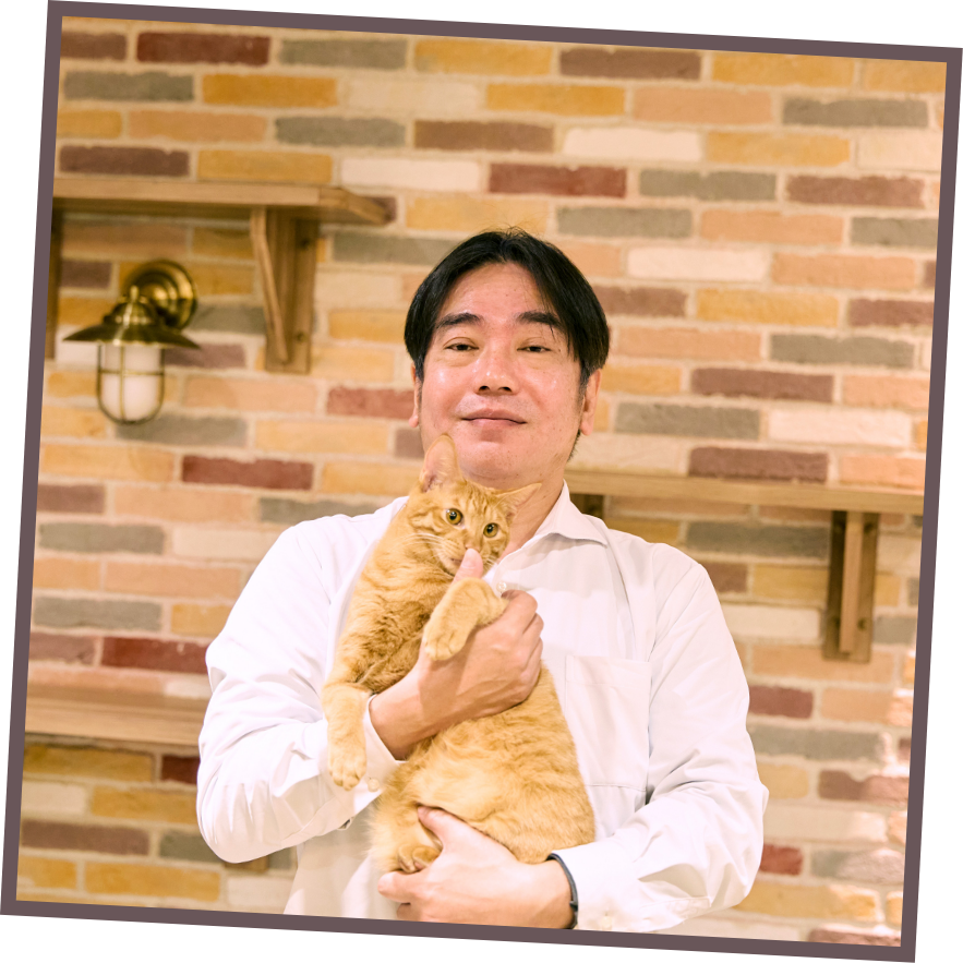 保護猫カフェきゃりこ オーナー 福井隆文さん