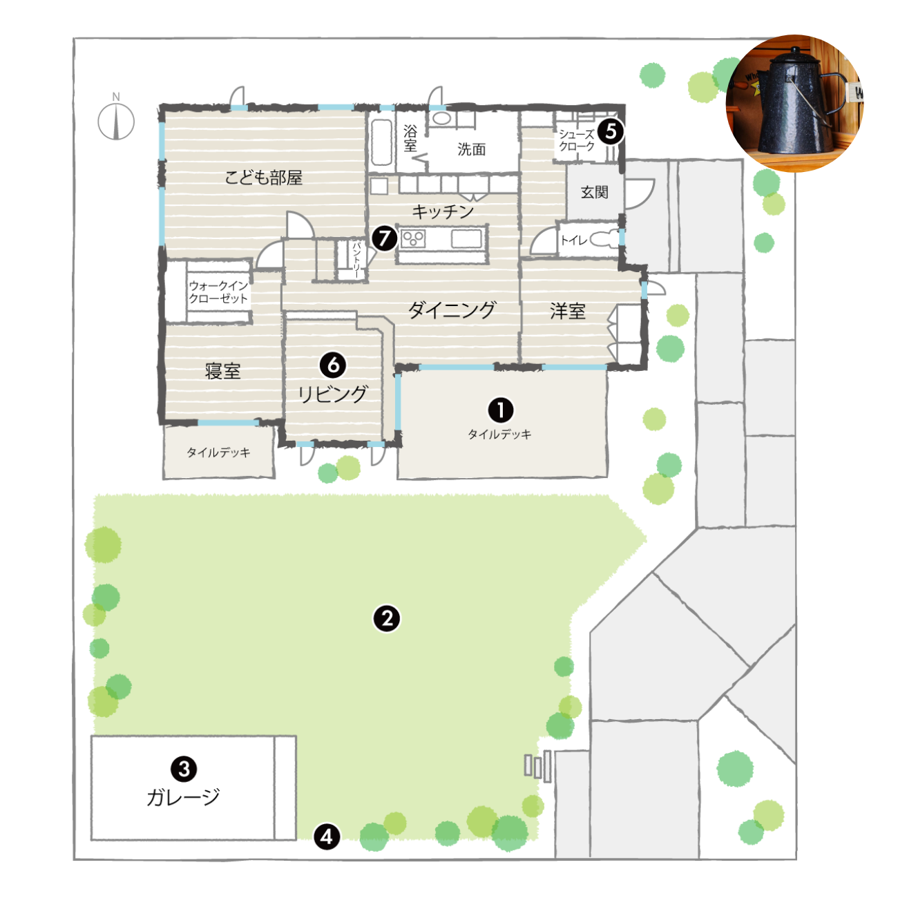 suguruさん宅の間取り図
