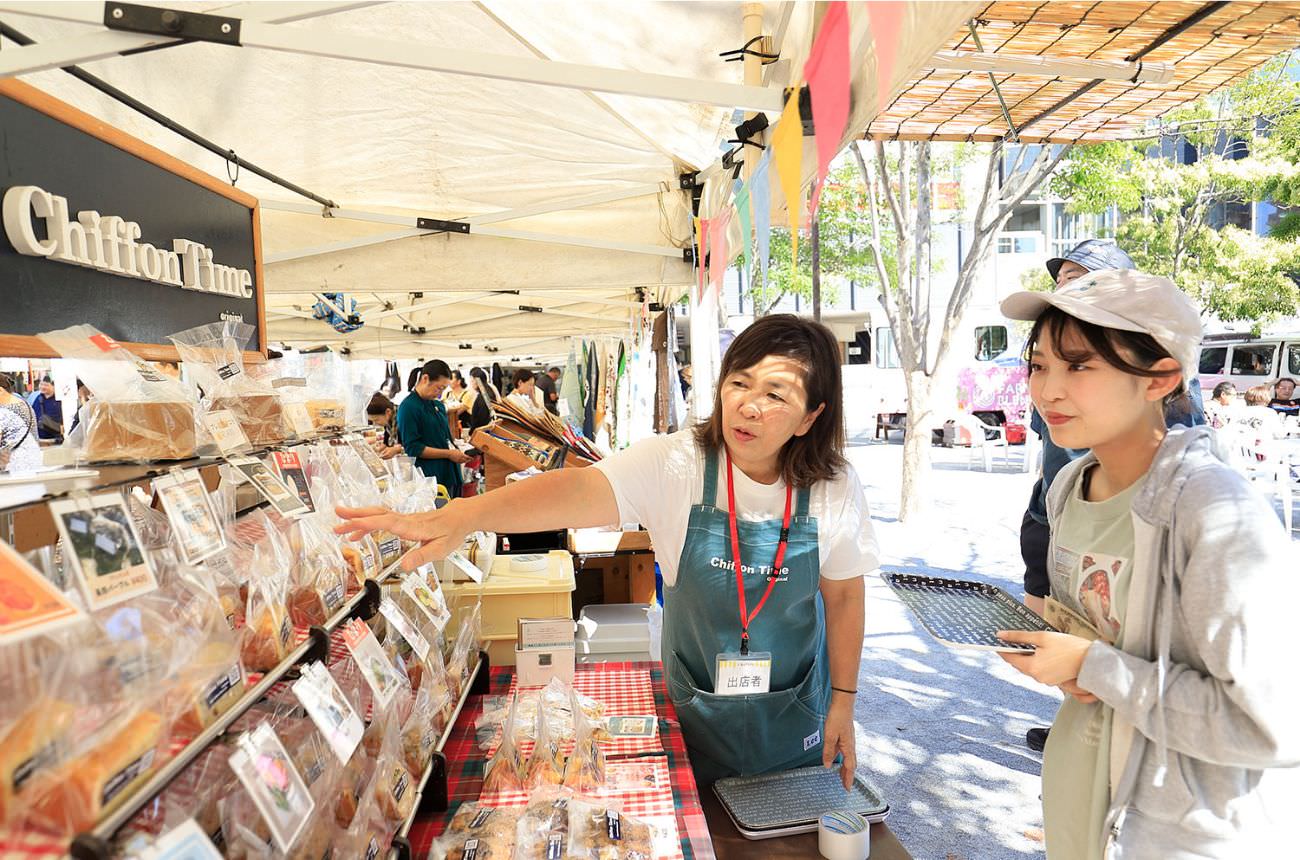 生産者との触れ合い