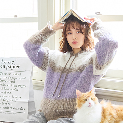 猫を抱っこするのが初めてという大友花恋さん。どんな猫が好き？