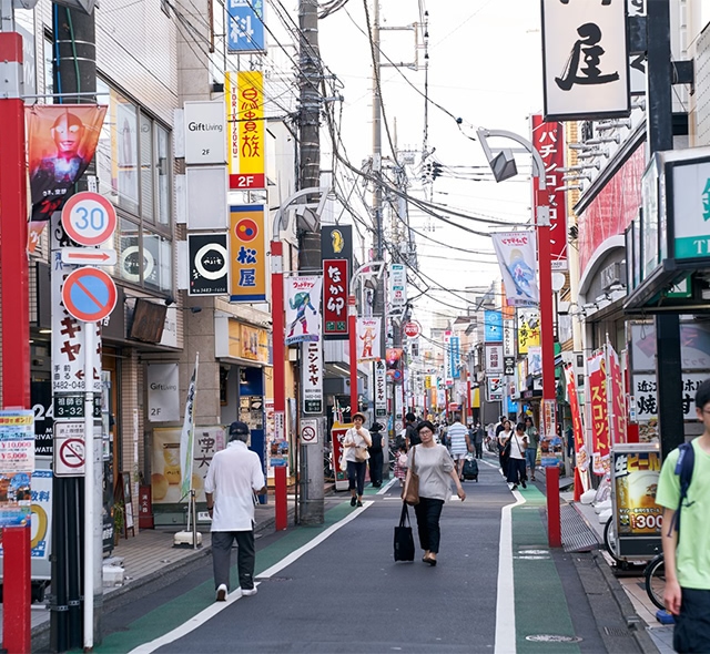 庶民的な商店街