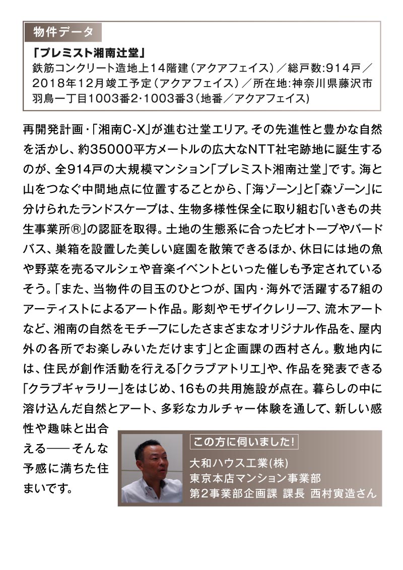 一生モノの城探し 「アートと暮らせるマンション」