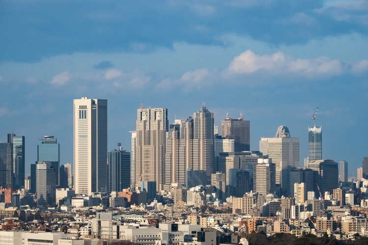西新宿の超高層ビル群