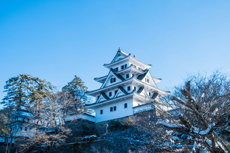 日本最古の木造再建城といわれる郡上八幡城は、郡上市のシンボル