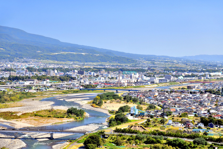 上田市街地