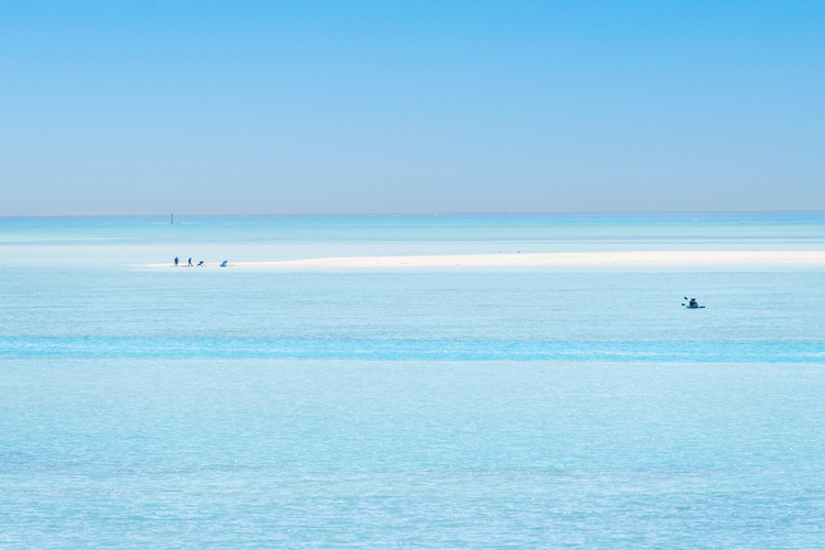 干潮時のユニの浜