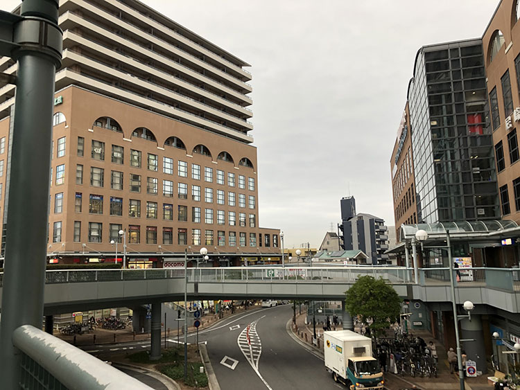 JR立花駅前も再開発され施設が充実