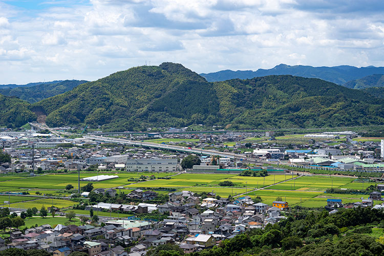 藤枝市のまちなみ