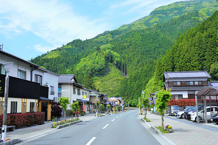 梼原町の風景