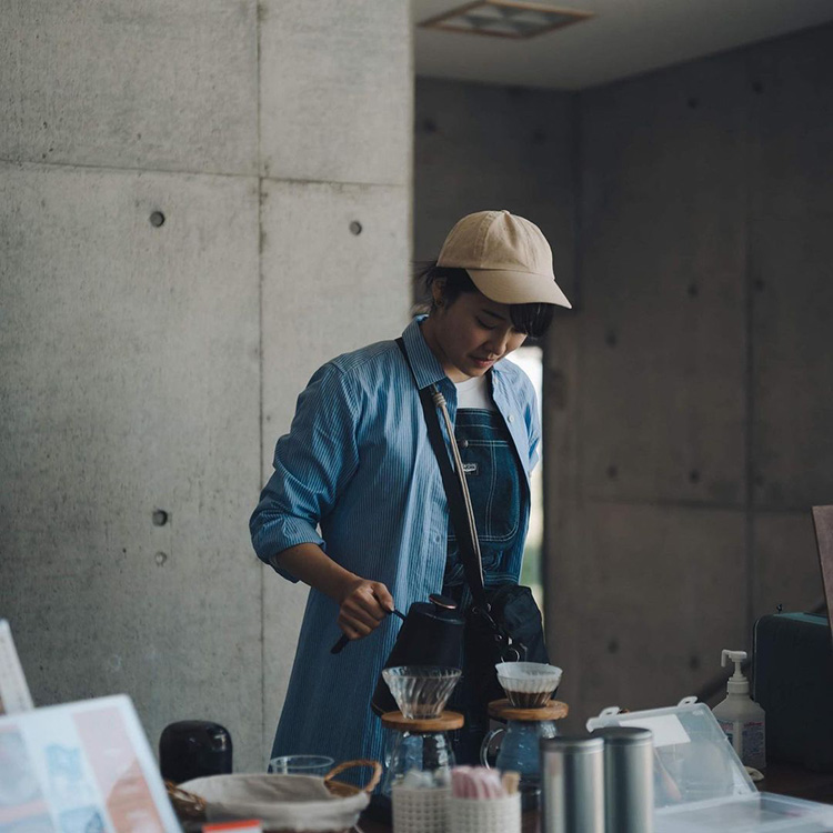 イベントに出向いてコーヒーを販売する活動も