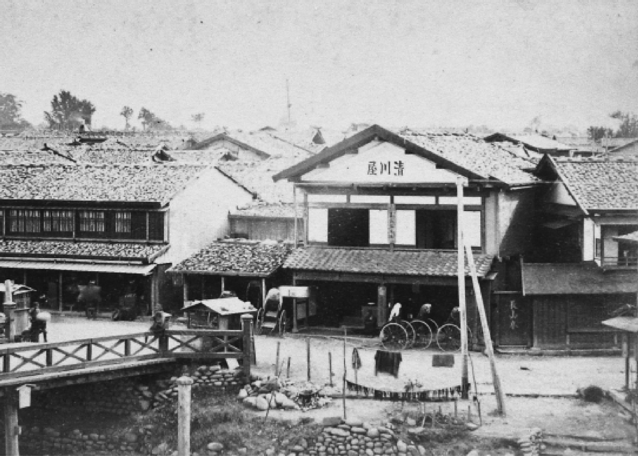 明治時代の清川屋
画像提供：株式会社 清川屋