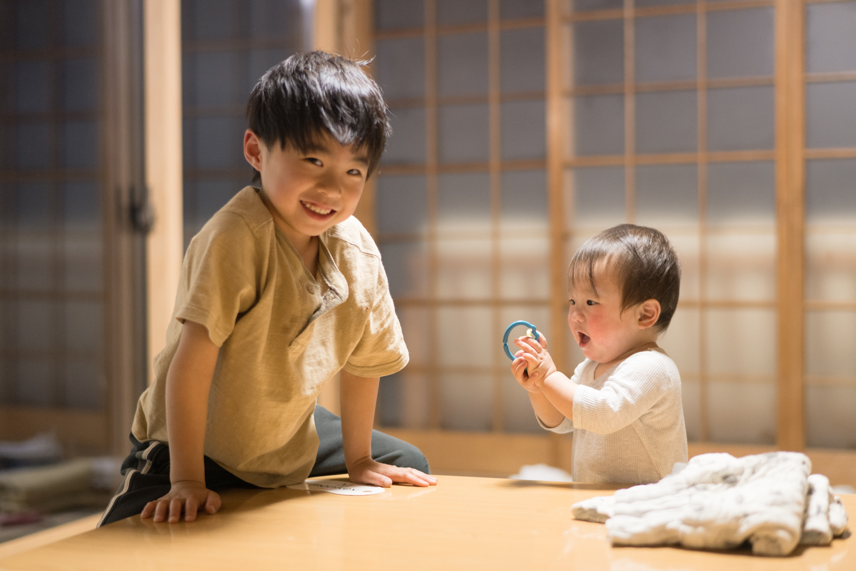 喧嘩も多いけれど、仲良くしている姿を見られる時は嬉しい、と松田さん。