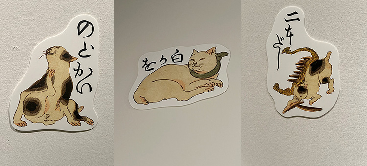 壁にかけられている書き割りを見ていくのも楽しいです
