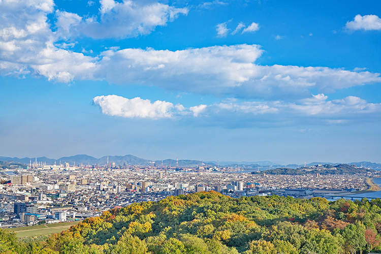 福山市内の風景