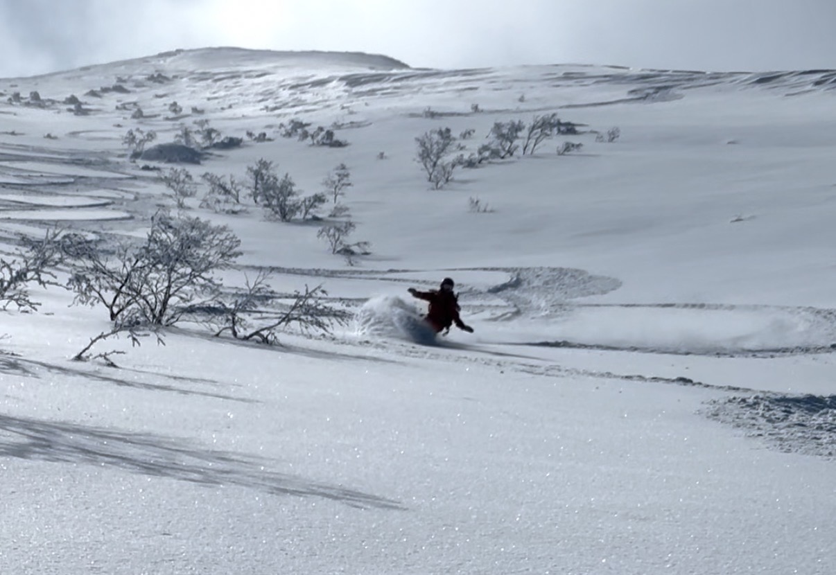 富良野は国内有数のパウダースノーを誇る。「盆地パウダー」を目指して、国内外から毎年多くのスキーヤー・スノーボーダーが訪れている