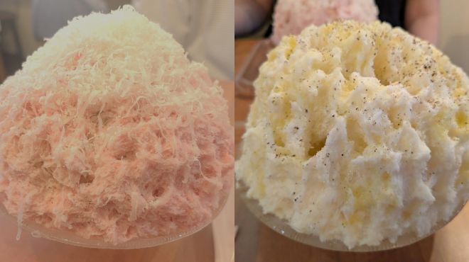 オーブオイルに削りチーズ!? 神楽坂の新感覚かき氷「イタリアンかき氷 リコッタ」【マドリーム編集部の都内かき氷専門店探訪vol.4】