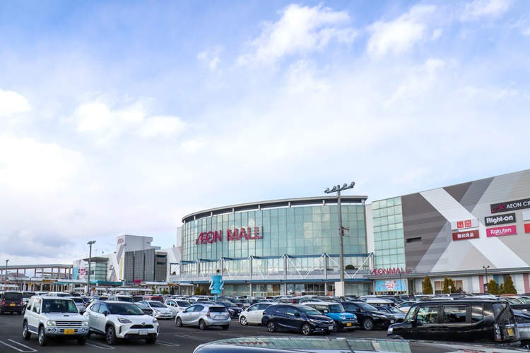 2019年に増床開業したイオンモール名取。仙台空港アクセス線杜せきのした駅に直結