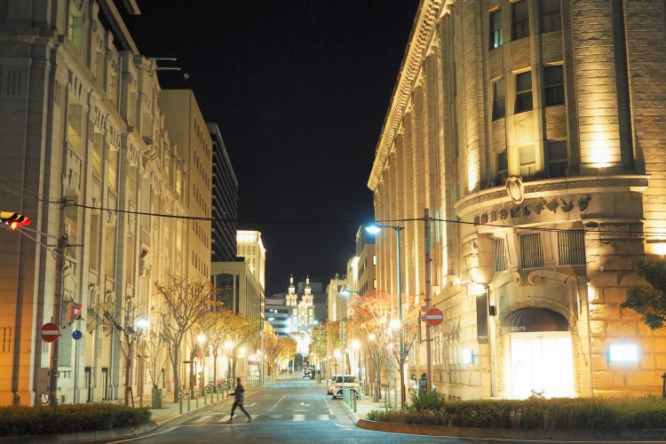 ©一般財団法人神戸観光局
▲夜間は幻想的にライトアップされる旧居留地